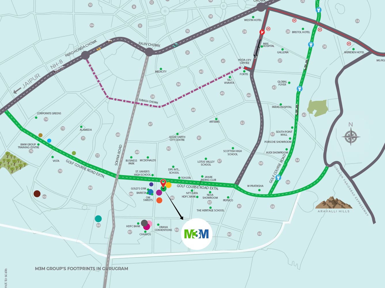 M3M Altitude Location